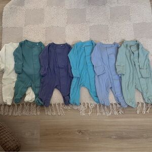 Magnetic Me Organic Cotton Magnetic Closure Newborn Footies (gender neutral)